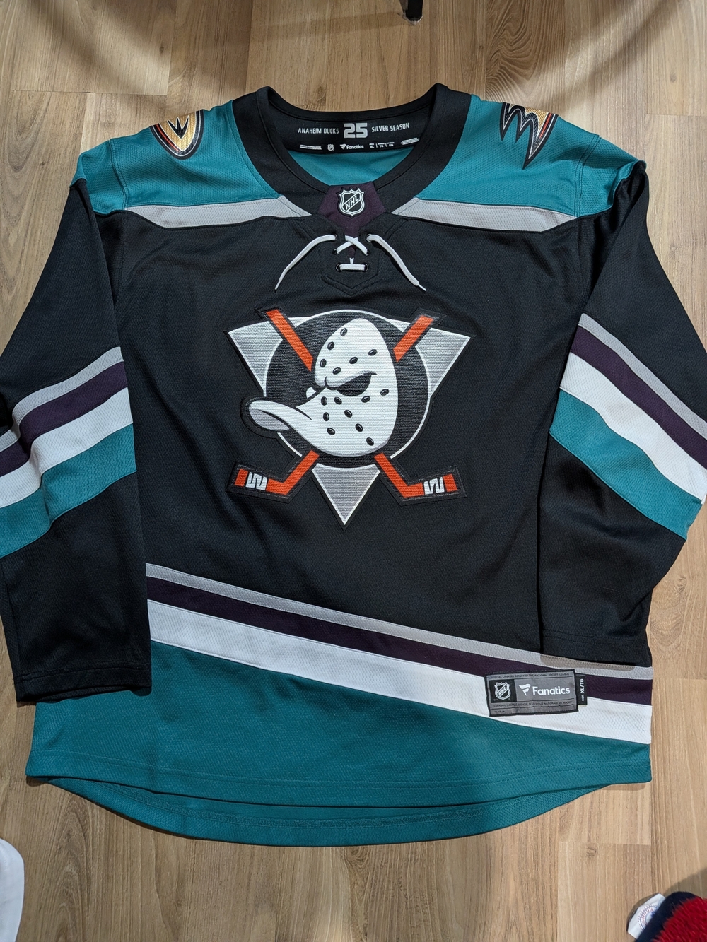 Fanatics Breakaway Anaheim Ducks 25th Anniversary Jersey
